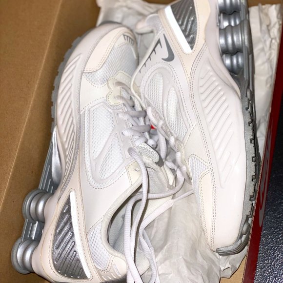 Nike Shoes - Nike Shox Enigma in Phantom Metallic White